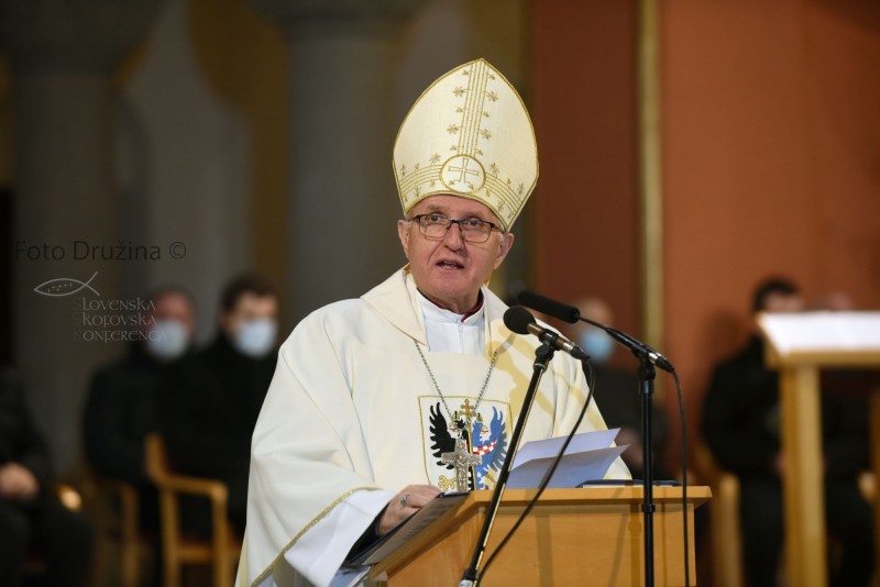 Pridiga nadškofa Stanislava Zoreta pri sveti maši za zdravje in konec epidemije